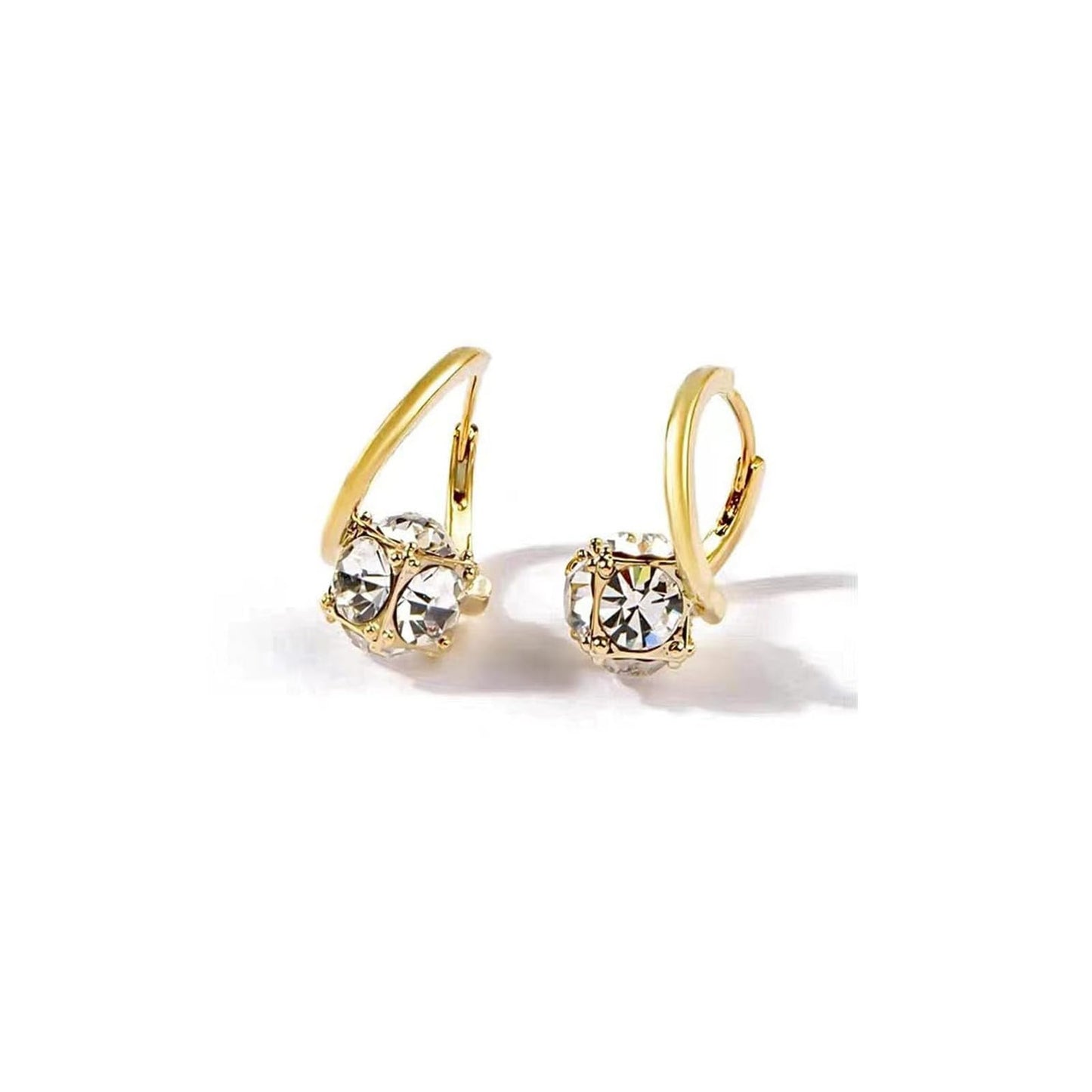 Lymphatic Earrings for Women Negative Lon Lymph Detox Earrings Lymphvity Germanium Earring Drainage Slimming Jewelry Gift (Gold2)