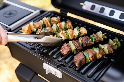 Masterbuilt® Electric Portable Charcoal Grill and Smoker with SteadyTemp Analog Temperature Control, Collapsible Cart and 200 Cooking Square Inches in Black, Model MB20040722
