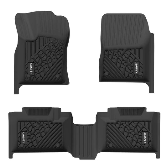 LASFIT Floor Mats for Jeep Grand Cherokee 2016-2021 5-Seat, for Dodge Durango 2016-2026 5-Seat (Not for 6-Seat), All Weather TPE Custom Fit Trunk Liners Car Floor Mats Black