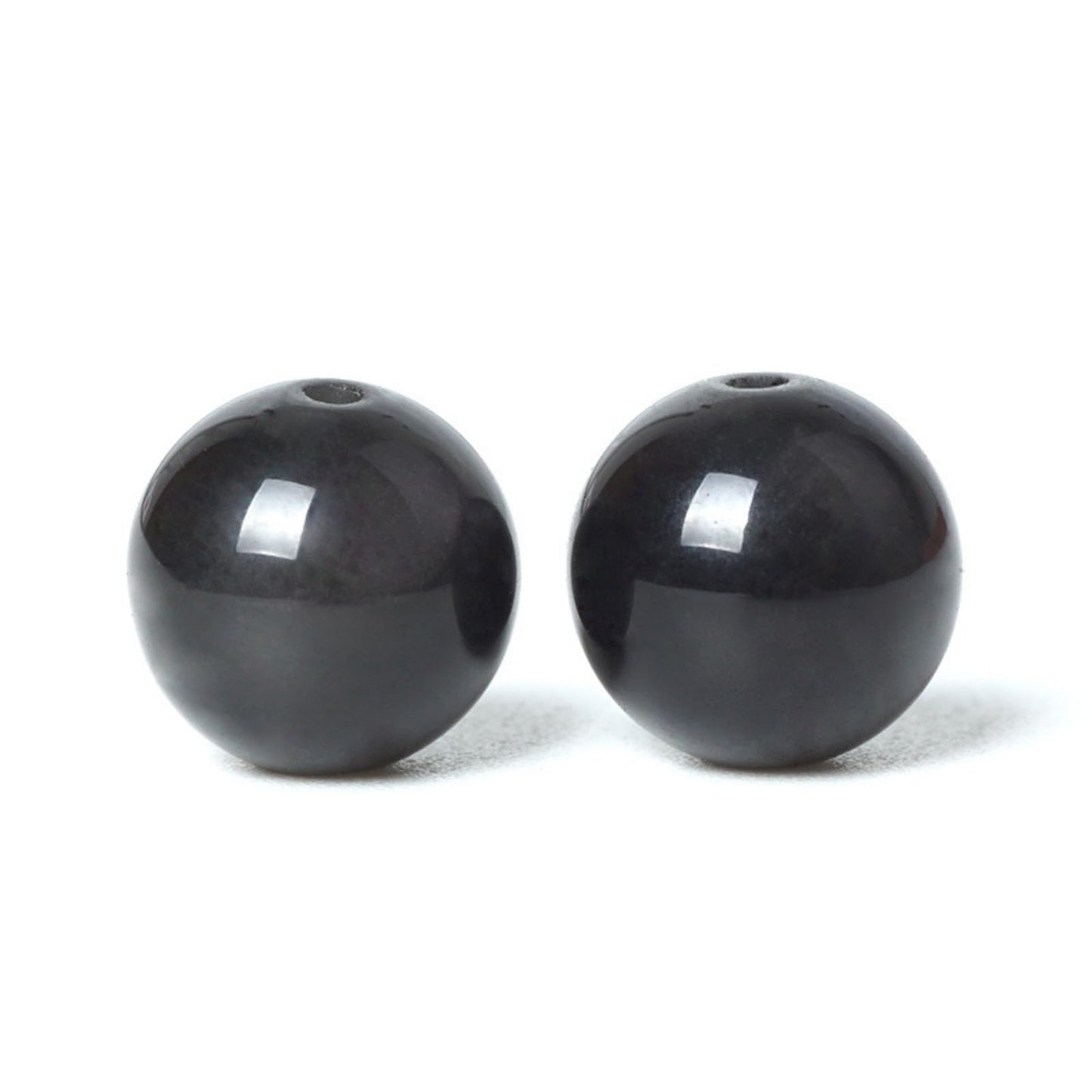 100Pcs Natural Stone 8mm Colorful Obsidian Beads Round Loose Gemstone Energy Healing Beads Hole Size 1mm DIY Smooth Beads for Bracelet Necklace Earrings Jewelry Making