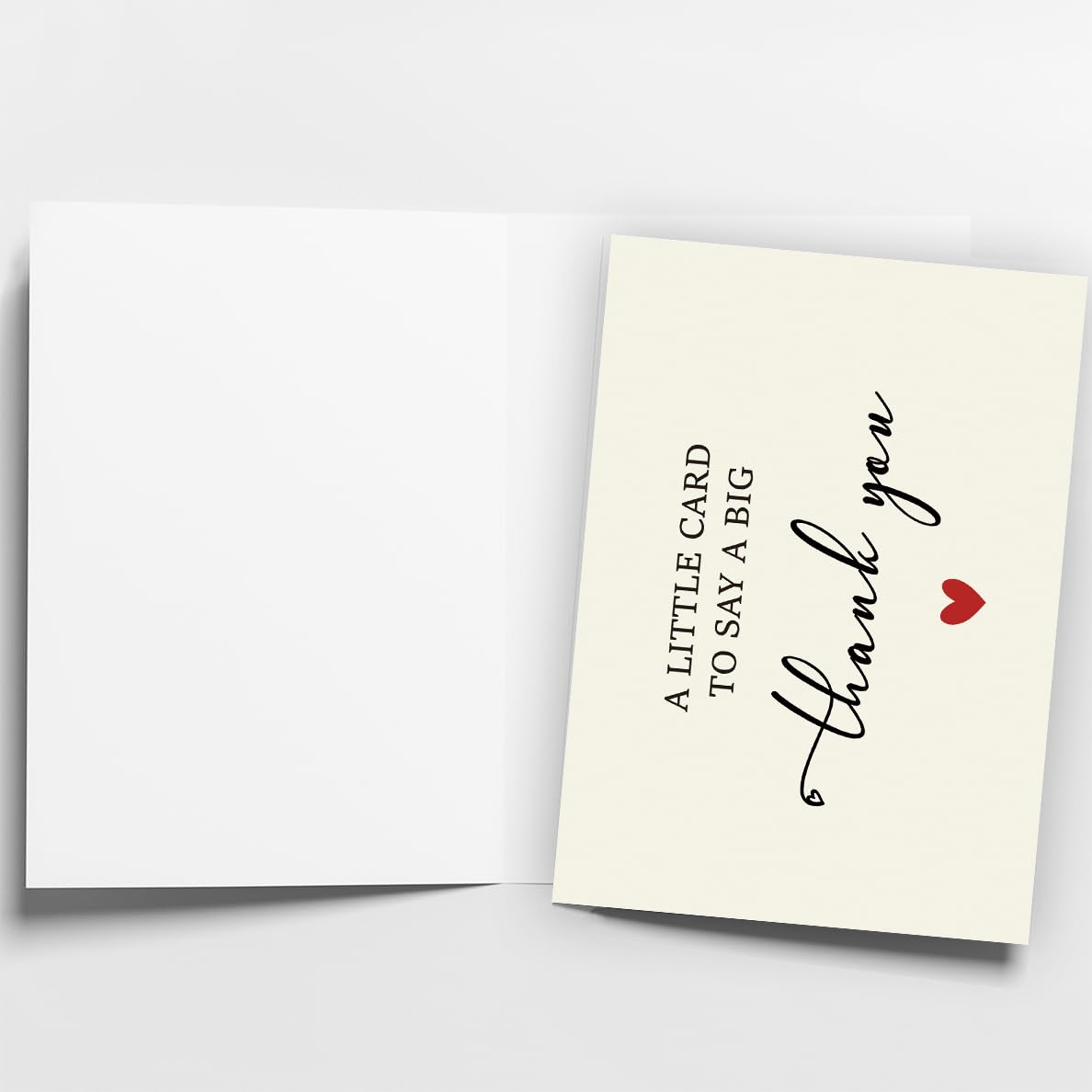 50 Pack 350GSM | Thank You Gifts | Thank You Cards with Envelopes | Small & Baby Shower & Wedding Thank You Cards | Thank You Notes & Cards for Teacher, Graduation, Business, Holiday, and Christmas