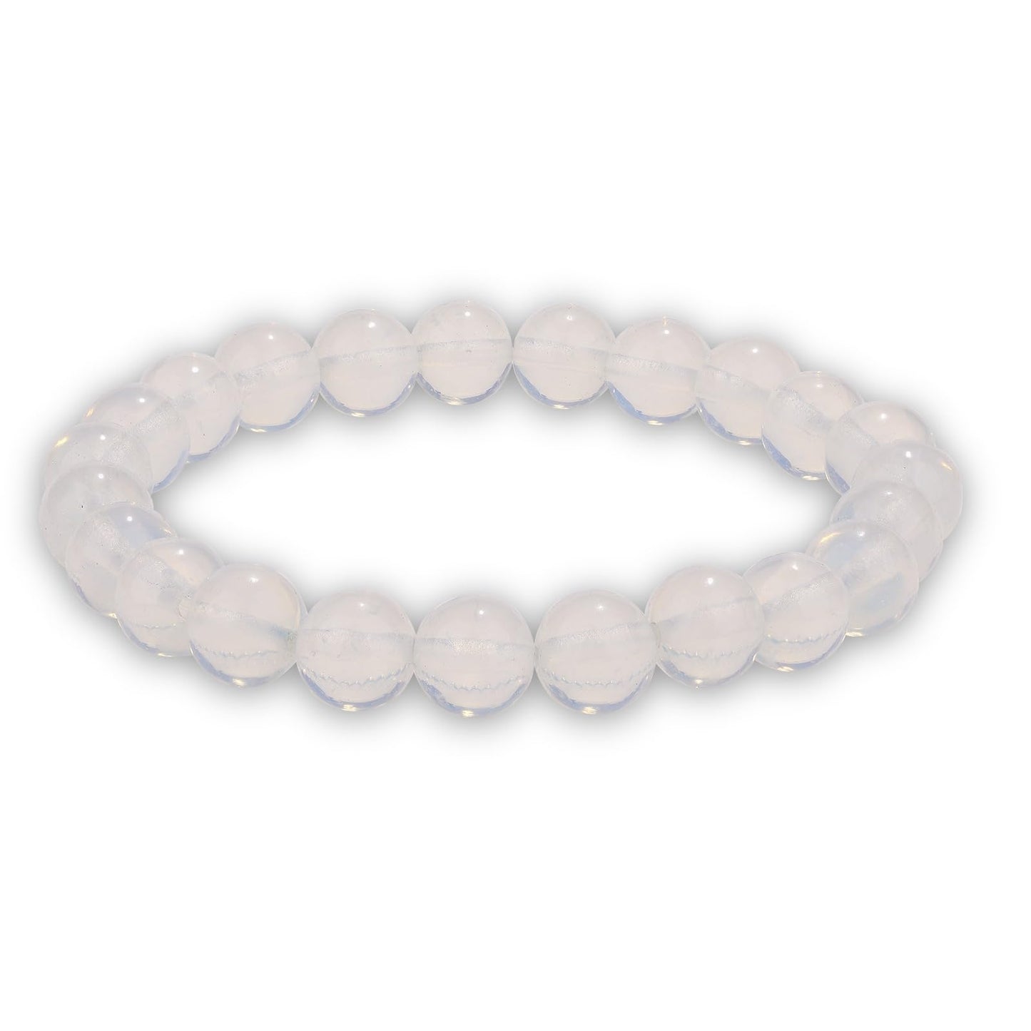 Crystal Vibe Inspiration Bracelet – Opal Beaded Bracelet for Creativity, Joy & Emotional Healing – Natural 8mm Gemstones for Women Men
