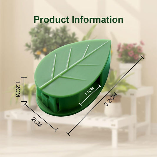 Plant Climbing Wall Fixture Clips with 100 Acrylic Adhesive Stickers, 2024 New Mini Leaf Clips Plant Support Clips, Self-Adhesive Invisible Wall Vines Fixing Clips Hook Plant Vine Traction (100 PCS)