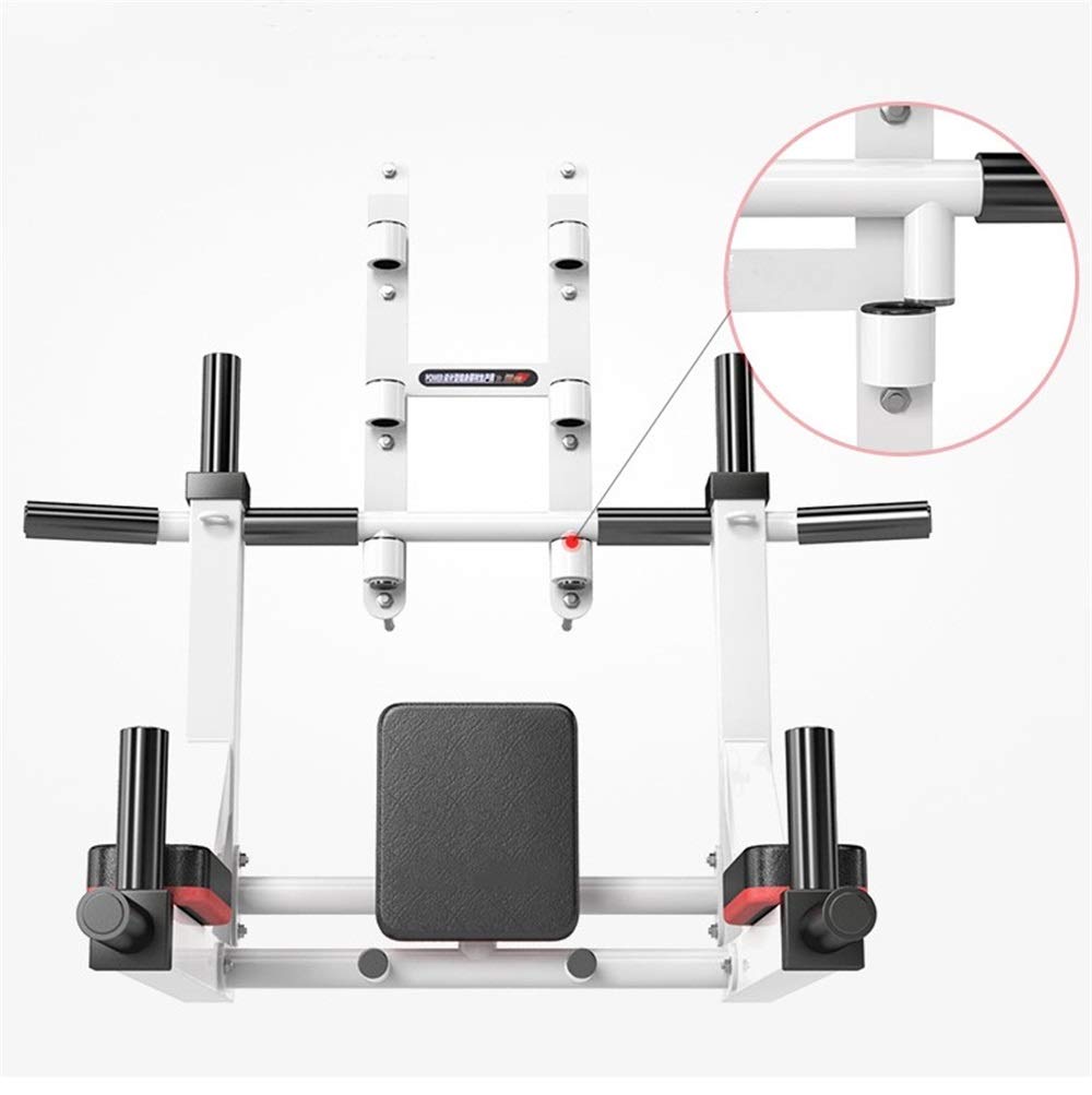 HAKENO Multifunctional Wall Mounted Pull Up Bar Chin Up bar,Dip Station for Indoor Home Gym Workout,Power Tower Set Gym Equipment 800LBS
