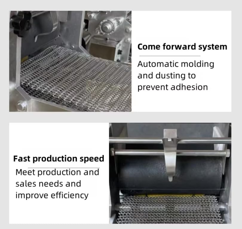 Koalalko Commercial Tortilla Machine,Tortilla Press for Flour Tortilla Roti,Quesadilla & Tortilla Makers,Flour Mexican Tortilla Machine,Can Make Roti,Chapati,Torilla,Pancake,Crepe,1500-2000 pcs/h