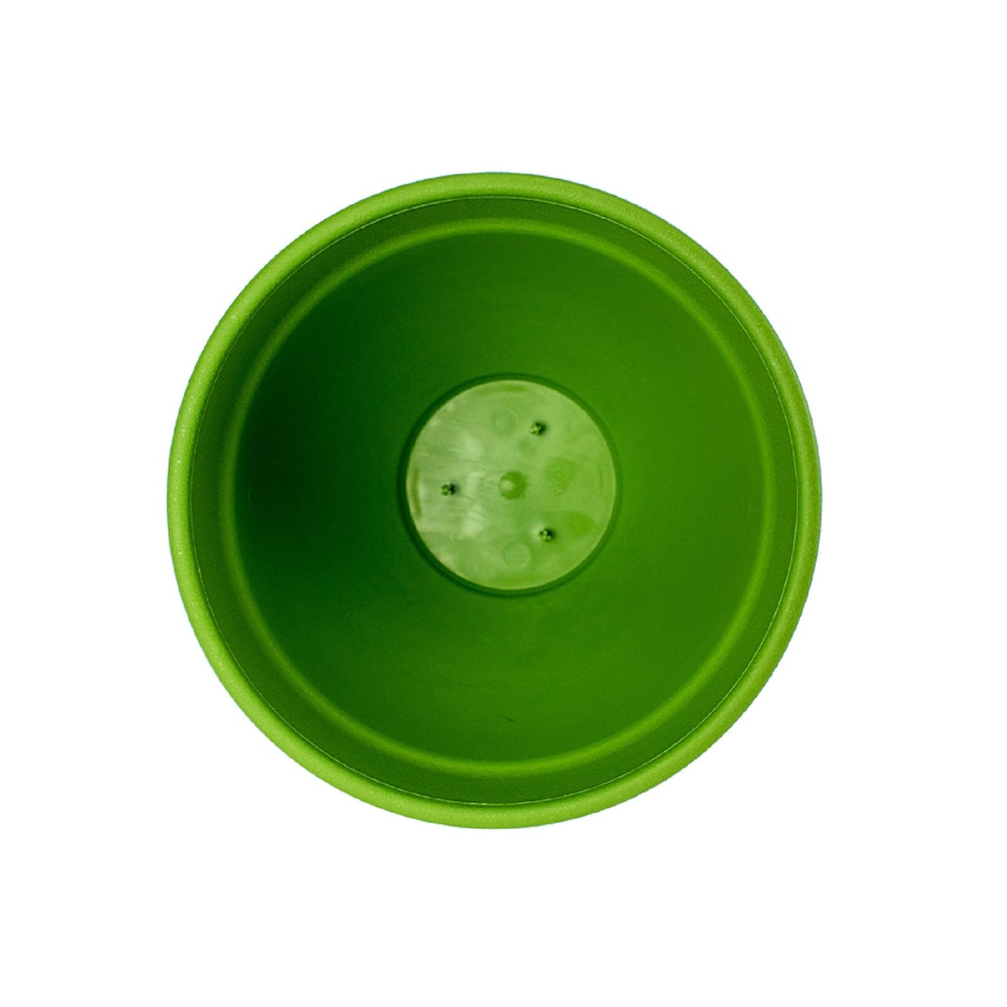 The HC Companies Rings Flower Planter - Self Watering Plant Pots for Herbs & More - Round Lightweight Outdoor & Indoor Planter (8" Green, Pack of 2)