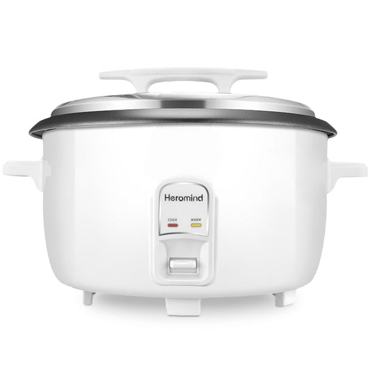 Heromind Commercial Rice Cooker, 90-Cup Rice Cooker, 16Qt / 18 L Large Rice Cooker with Nonstick Inner Pot, Fast Cooking and Auto Keep Warm, with Rice Cup and Paddle, Easy to Clean, 1950W