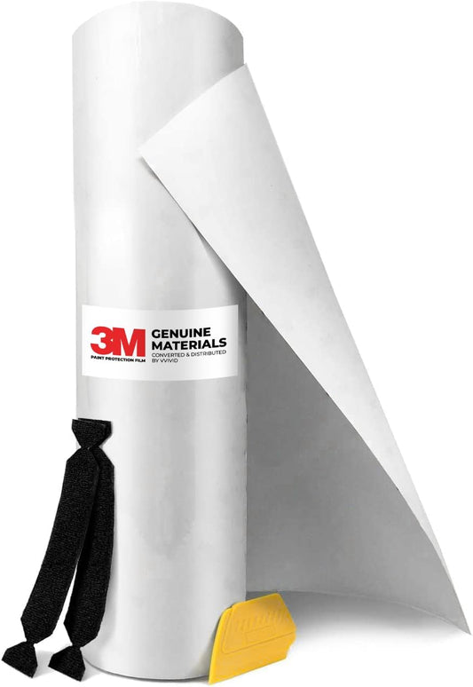 VViViD 3M Clear Paint Protection Vinyl Film Including Tools (24 Inch x 96 Inch (Incl. Detailer & 2X Black Felts))