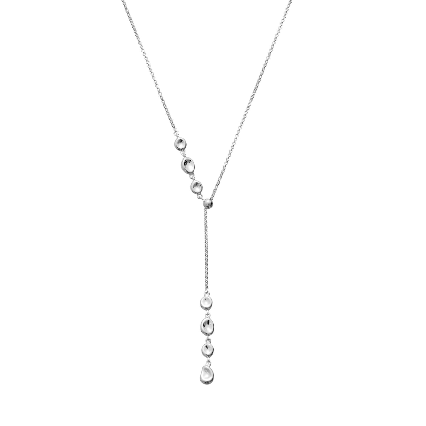 KQF Lariat Necklace for Women 925 Sterling Silver Y necklace Drop Necklace Jewelry Gifts for Women