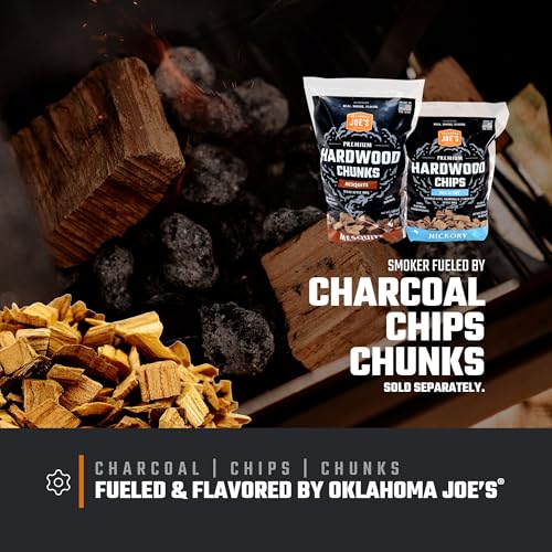 Oklahoma Joe's® Rambler Portable Charcoal Grill with 218 sq. in. Cooking Area, Portable Grill, Black