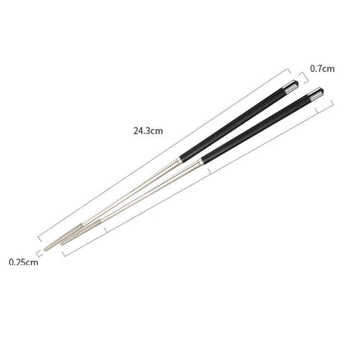 HGRVUTCFI reusable chop sticks chopsticks reusable Stainless Steel Chopsticks 304 Metal Chopsticks Household Non-Slip Chopsticks Silver Iron High-End Chopsticks Can Be Washed in the Dishwasher Suitabl