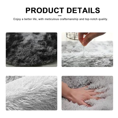 1pc, Soft Fluffy Shag Area Rugs for Living Room, Shaggy Floor Carpet for Bedroom, Carpets Home Decor Rugs, Cute Luxury Non-Slip Machine Washable Carpet, Home Decor Room Decor,White