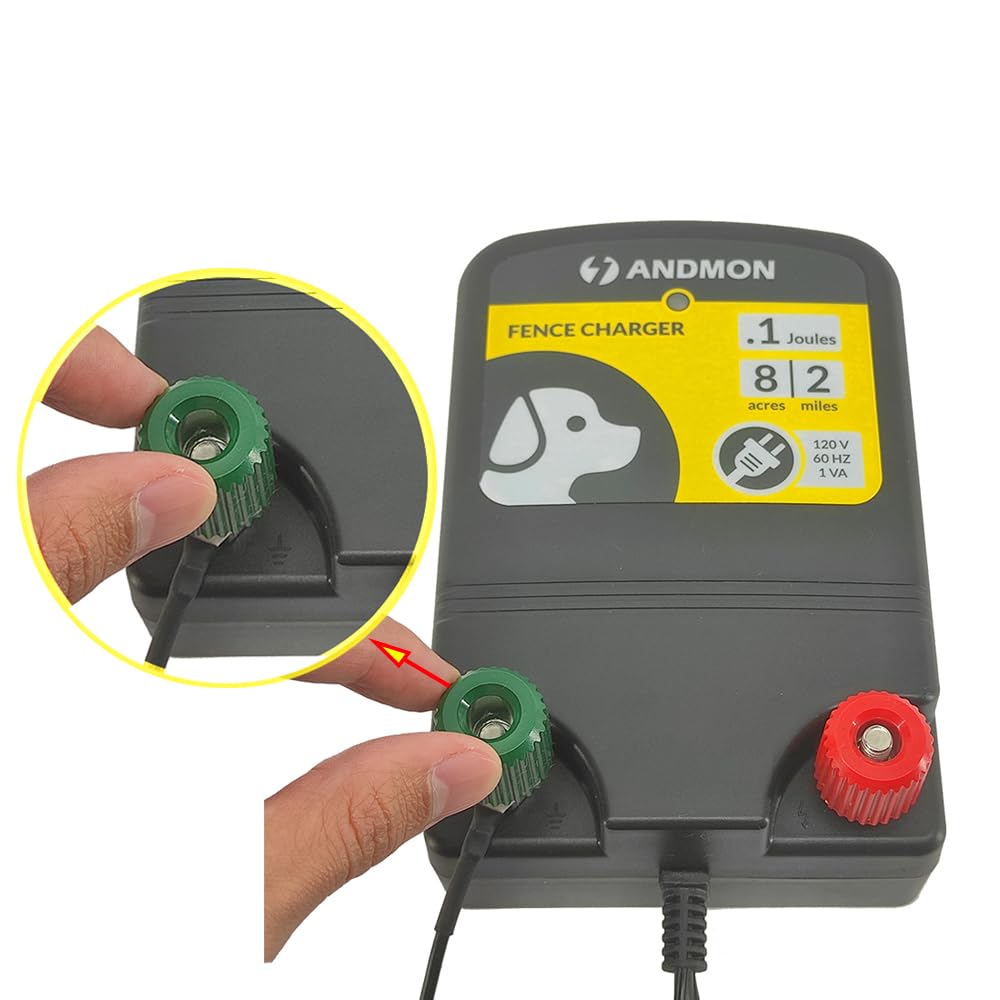 Solar Electric Fence Set: MINI160 + AC10 Electric Fence Charger, 0.16Joule & 0.12Joule for Versatile Protection