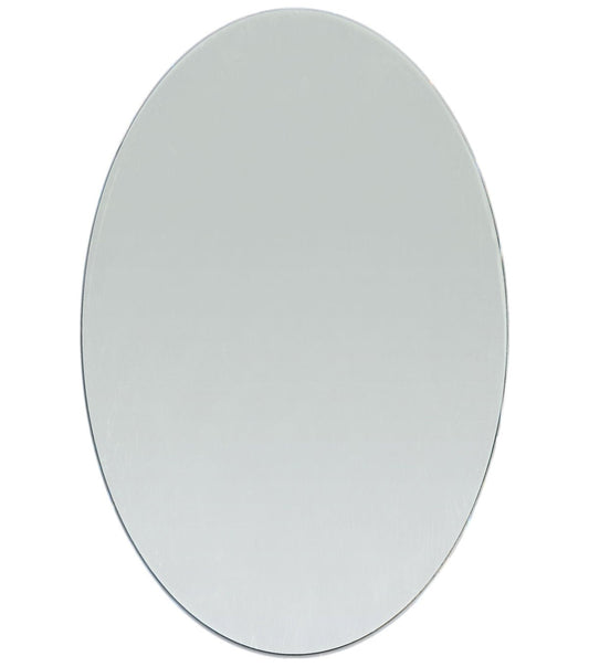 4 x 6 inch Oval Glass Craft Mirrors Bulk 12 Pieces Mosaic Tiles