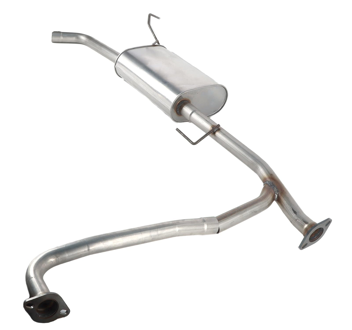 SleYuYir Exhaust Resonator Muffler Tail Pipe Exhaust Kit Compatible with Nissan Frontier 4.0L 2005-2019 Stainless Steel | Northeastern Exhaust | Free Gaskets and Clamps Included | Direct-Fit