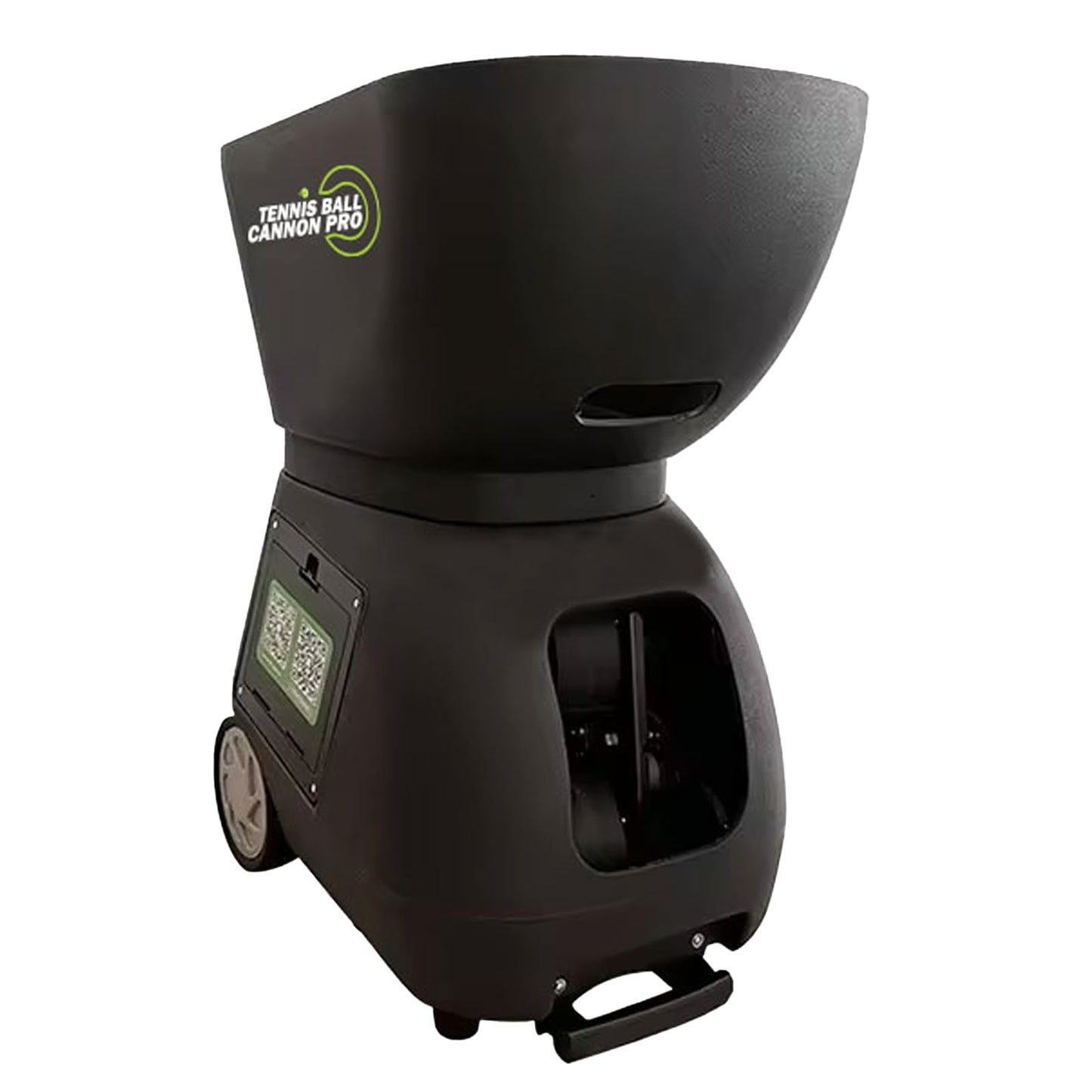 PMT Medical Tennis Ball Cannon Pro: Portable Tennis Ball Machine (48lbs) - Dual Motor for Top Spin and Backspin | Up to 120 Balls, Max Speed 80MPH | 6 Hours Playtime with Rechargeable Lithium Battery