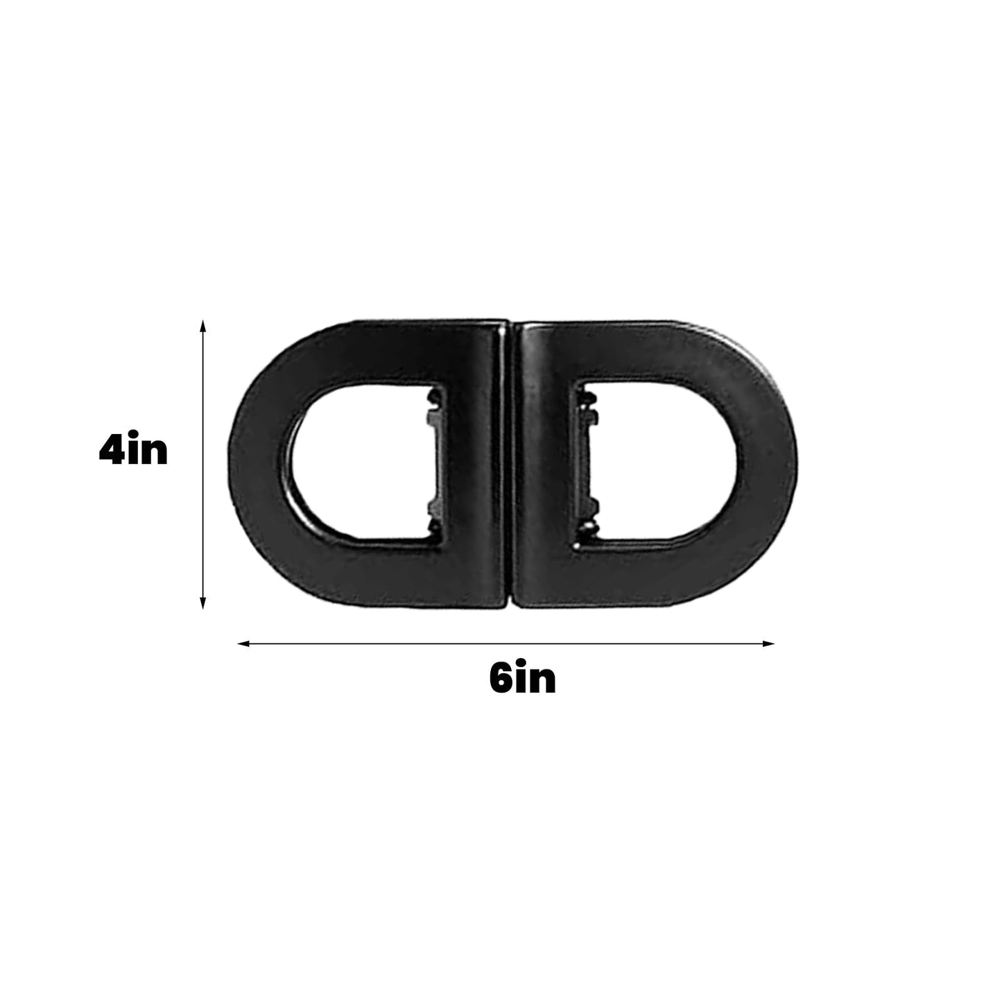 Magnet Hair Clips, Strong Hold No-Slip Magnetic Hair Styling Clips, No-Crease Sectioning Hair Accessories for Thin & Thick Hair (4PCS)