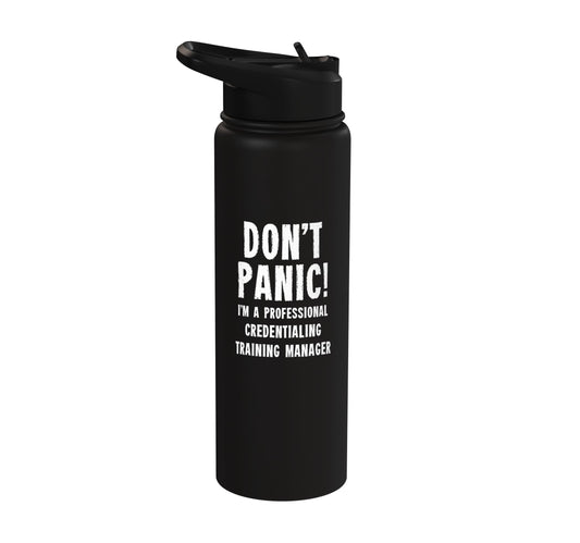 Credentialing Training Manager Stainless Steel Insulated Water Bottle