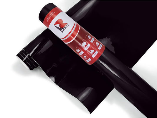 3M 2080 Series G12 Gloss Black Dual Cast Thick Vinyl Car Wrapping Film - 5ft x 7ft - 35sq ft - Bubble Free Vehicle Sheet Roll