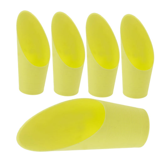 VINTORKY 5pcs Gardening Soil Shovel for Succulents Plastic Potting Scooper Bonsai Tool Multi-Purpose Scoop for Planting for Terrarium Soil Random Color