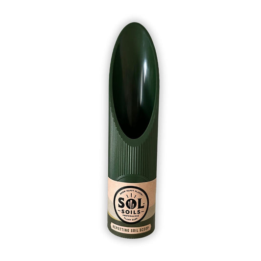 Sol Soils Granola Guy’s Scrumptious 8" Small Scoop for Transplanting, Potting, Repotting & Plant Care – Durable Gardening Tool for Soil, Sand, & More