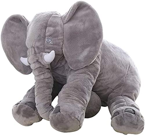 BOOJALOO Giant Stuffed Animals Doll Elephant Stuffed Animal, 24" Stuffed Elephant Plush Toy Gifts for Girls Boys Gray