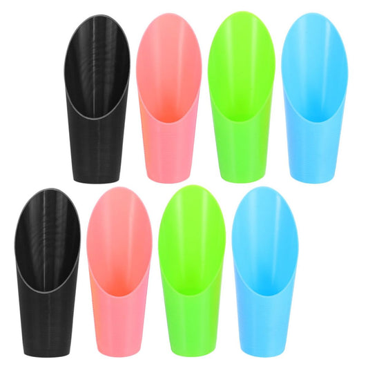 FUTUREORYY 8pcs Bonsai Soil Scoops and Potting Shovels Plastic Gardening Tools for Succulent Planting Indoor Transplanting Mini Soil Scooper Set