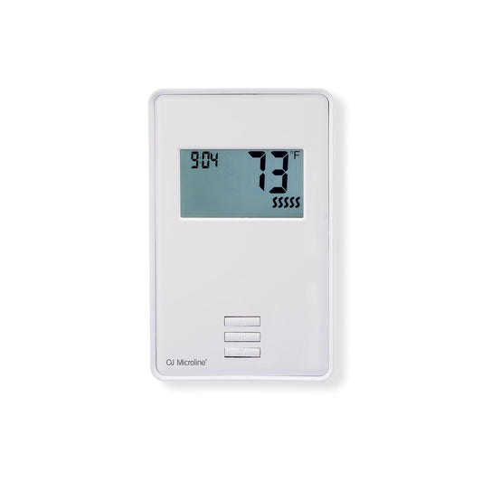 OJ Microline UTN4 Radiant Floor Heat Thermostat w/Class A GFCI - 120/240v Radiant in Floor Heating Thermostat Non-Programmable - Dual Sensing - Includes Sensor - 3-Year Warranty & USA Product Support