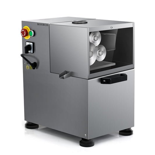 BOOROS Commercial Sugar Cane Juicer Machine 1100W Electric Sugarcane Juicer 4-Rollers Sugar Cane Machine With 661 Lbs/h Working Efficiency for Restaurants,Hotels,Snack Bars,110V