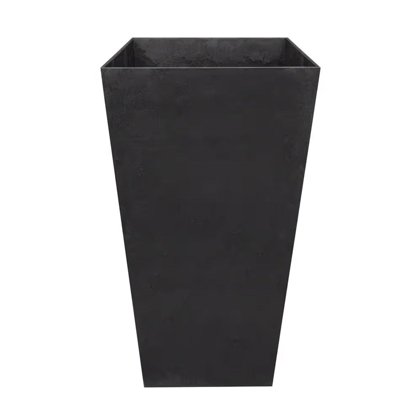 Tierra Verde 2-Pack Indoor & Outdoor Self-Watering Square Planters, Large, Sonata, Black - Planter Containers for Plants and Flowers - Gardening and Landscaping Accessories