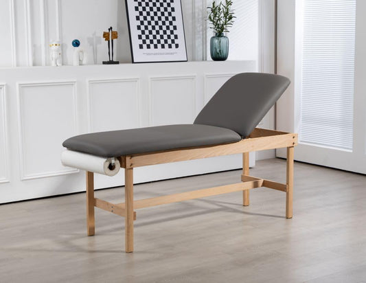 Carenovo 27.5" Adjustable backrest Medical Treatment exam Table for Spa Clinic Hospital (Gray)