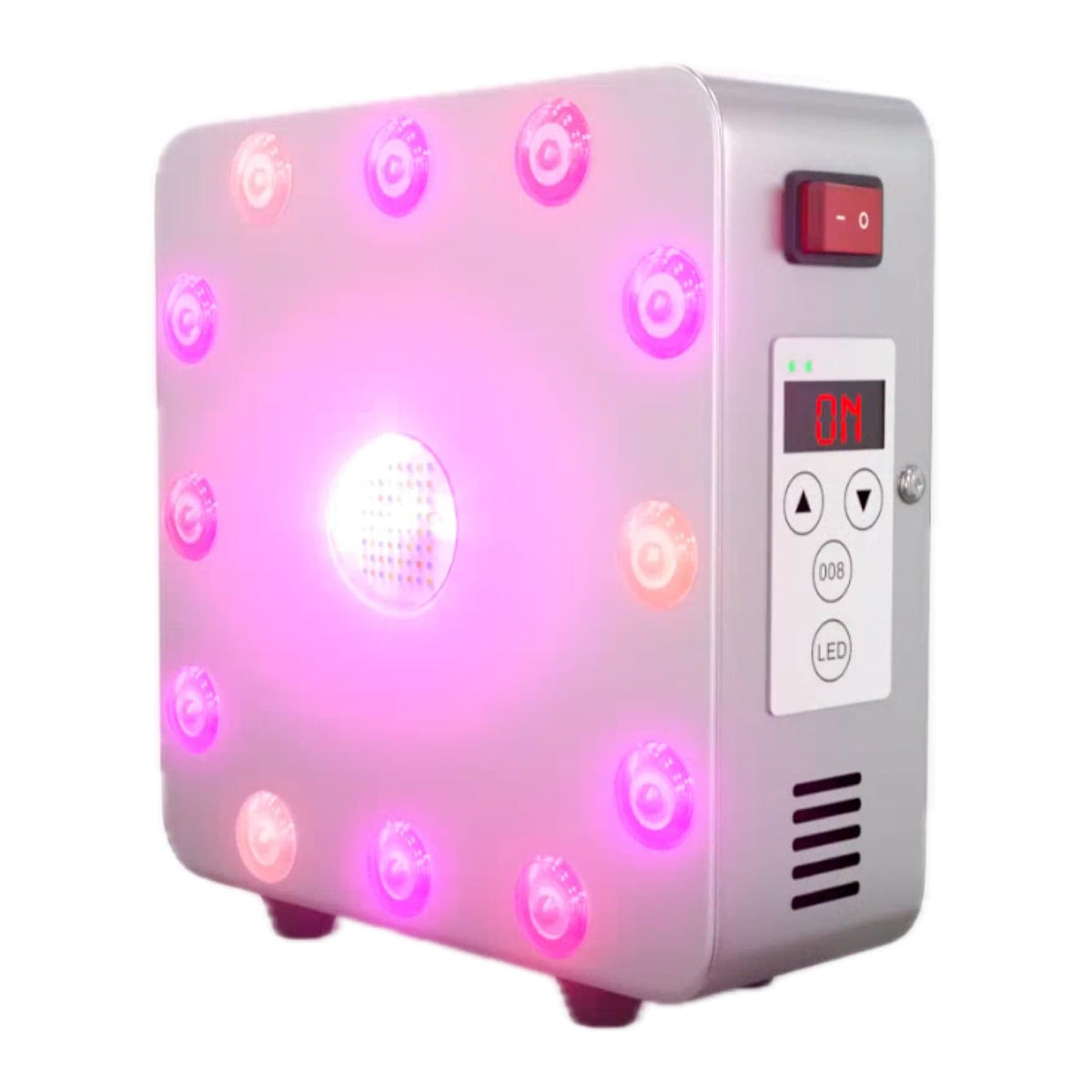 EMR-TEK Firewave | Red Light Therapy for Face & Body, Blend of Red (630nm 670nm) & Near-Infrared (830nm) Light | Portable LED Lamp for At-Home Skincare Wellness, Supports Recovery & Full-Body Sessions