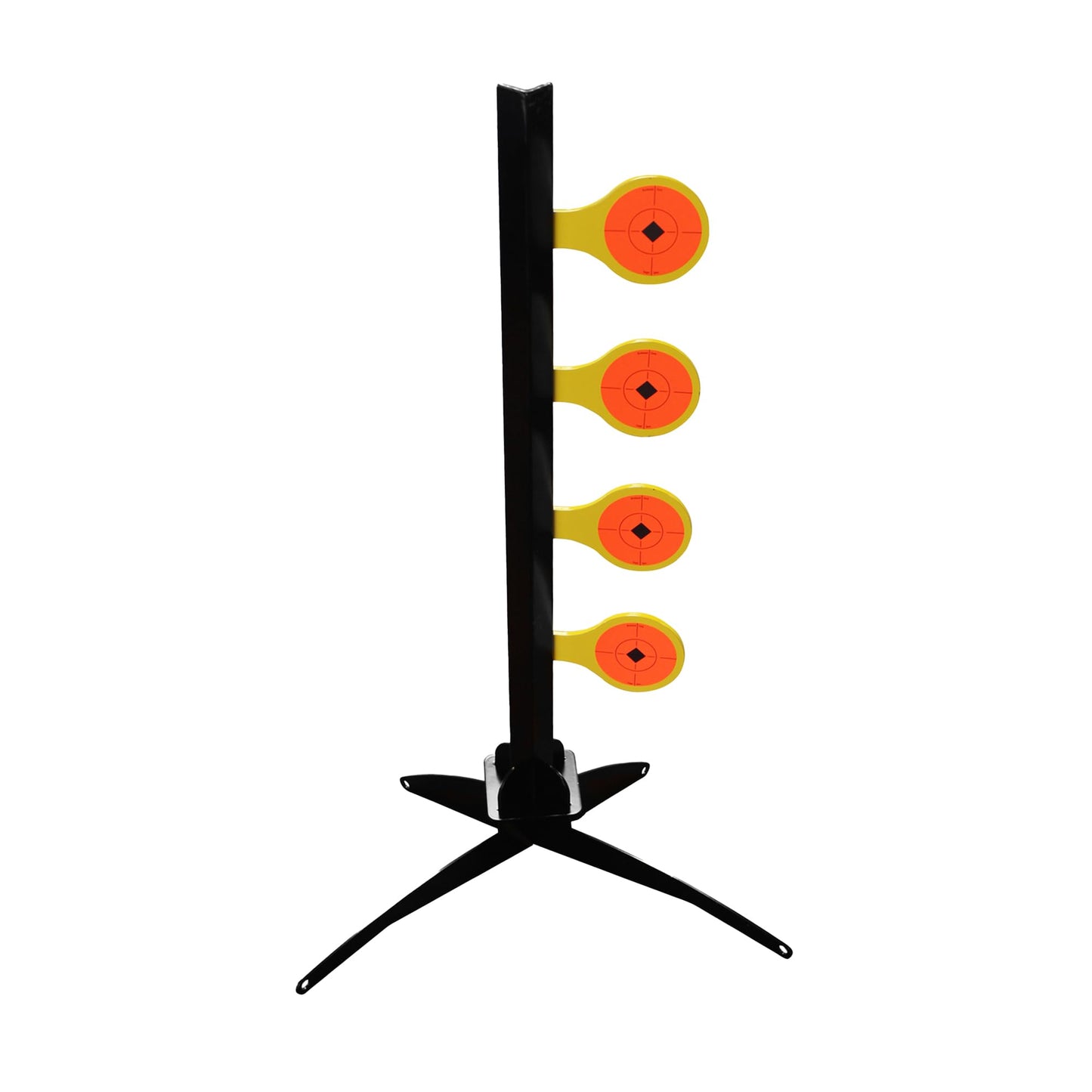 Birchwood Casey World Of Targets .22 Rimfire Dueling Tree Shooting Sports Competition 4 Yellow AR500 Steel Paddles Target