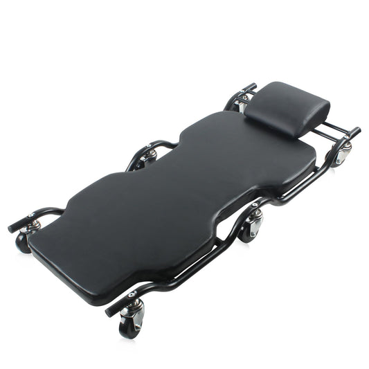 HKTE 44 inches Heavy Duty Garage Creeper, Low Profile Design, Durable Metal Frame, Comfortable Pillow