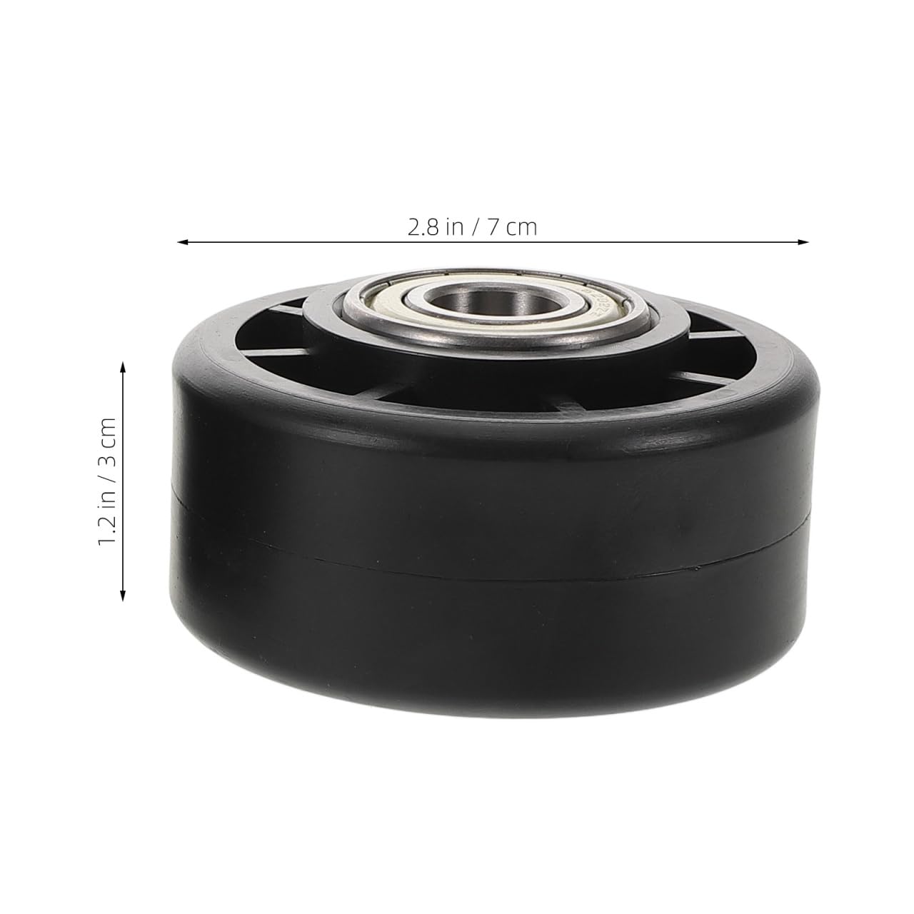 Toddmomy Fitness Equipment Universal Wheel 2.75 Inch Durable Gym Roller Replacement for Treadmills Exercise Bikes Easy Diy Installation Smooth Rotation