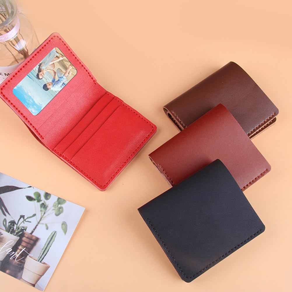 ANATTASOUL DIY Wallet Kits for Men Trendy Credit Card Wallet Kit Set DIY Men's Classic Craft Tools Billfold Kit Handmade Wallet Gifts for Dad Friends Boyfriends Uncles Family