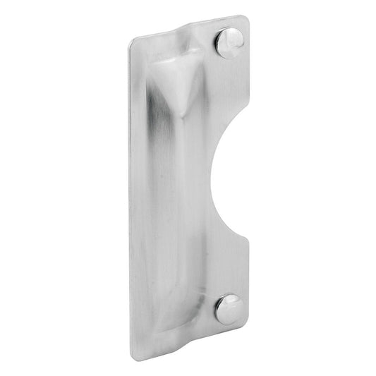 Prime-Line U 9496 Latch Guard Plate Cover Protect Against Forced Entry, Easy to Install on Out-Swinging Doors Stainless Steel, 3 in. x 7 in. (54 Pack)