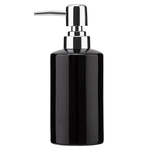 FE Soap Dispenser, 300ml/10oz Ceramic Liquid Soap Pump Dispenser, Refillable Dish Soap Dispenser for Kitchen Bathroom Washroom (White)
