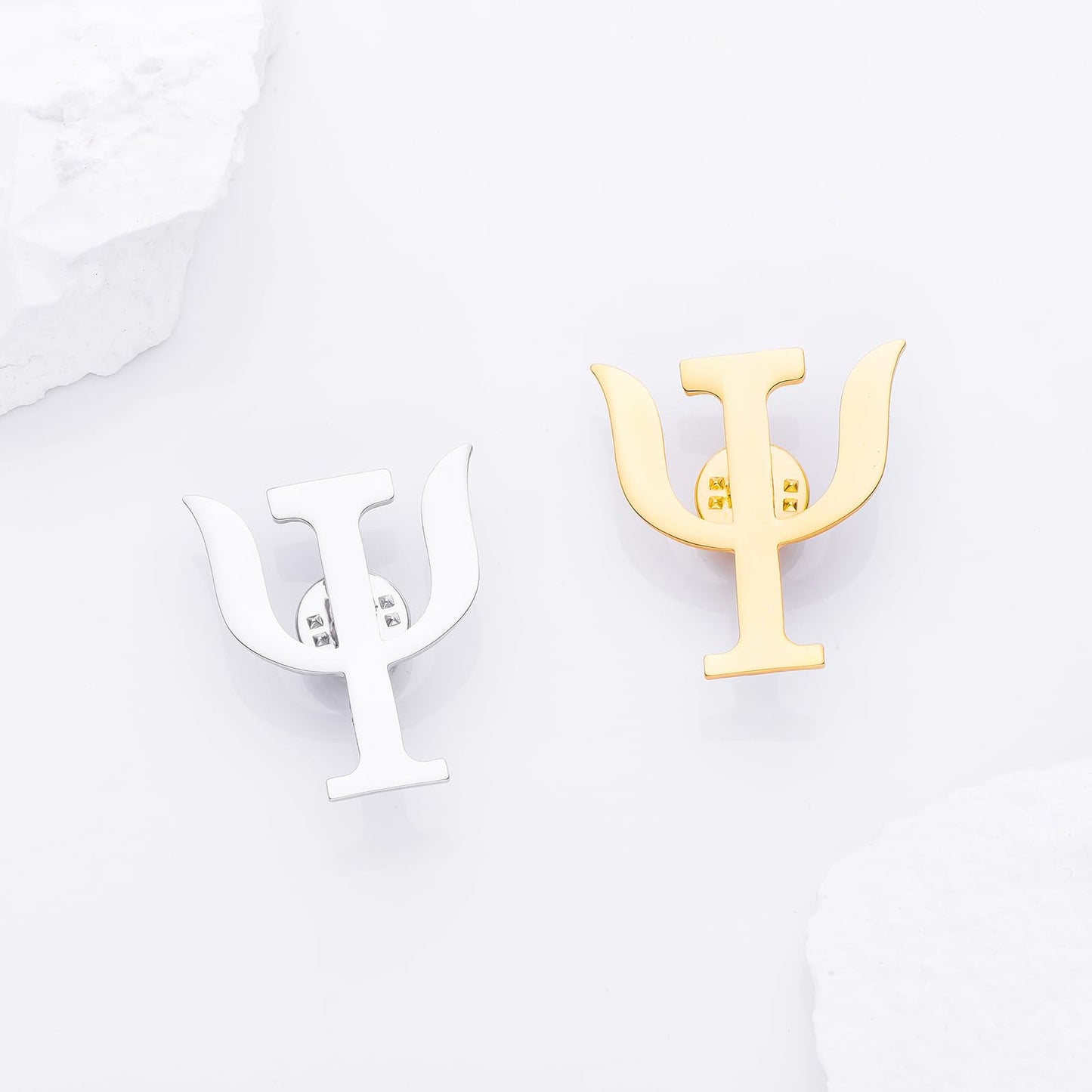 Dr's gift Psychology Psi Symbol Enamel Brooch Psychology Greek Letter Lapel Pin Backpack Hat Badge Jewelry Gift for Psychologists, Psychiatrist, Therapists, Students