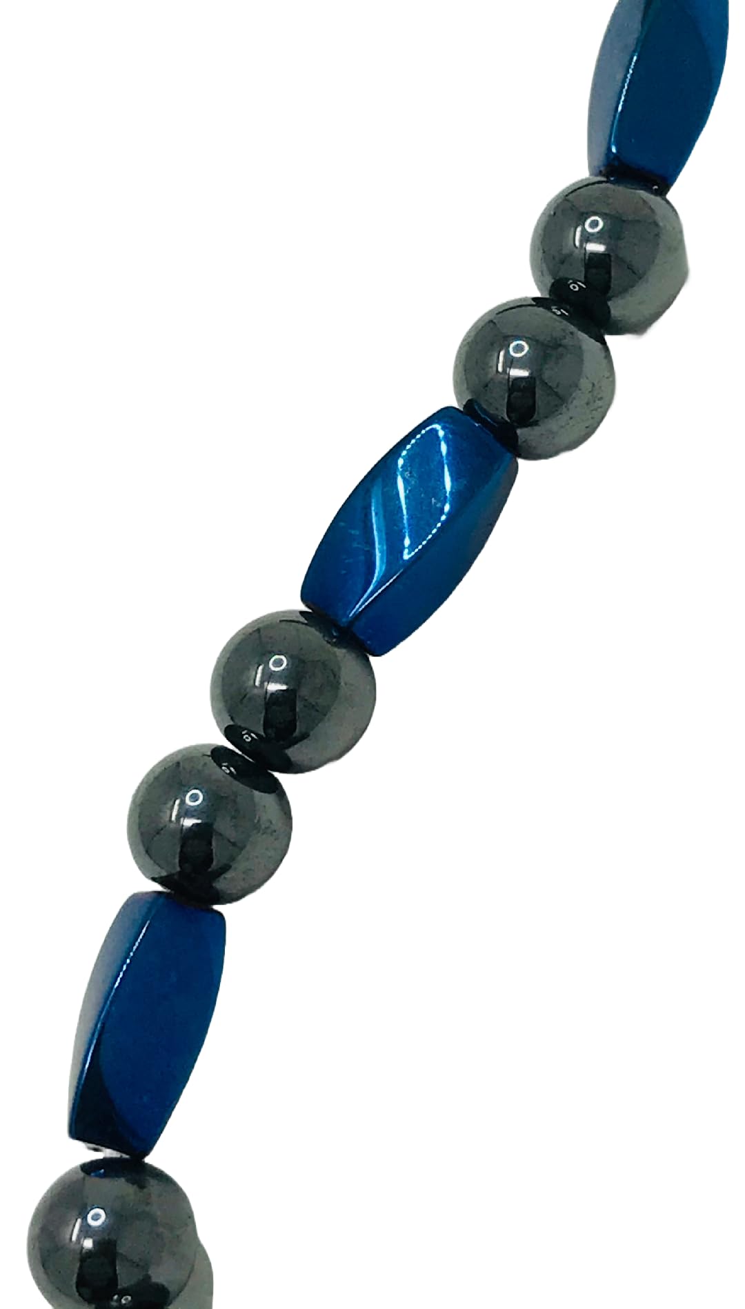 High Power Magnetic Hematite Bracelet (9.25 Inches)
