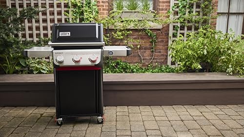 Weber Spirit EP-325 Liquid Propane Gas Grill for Outdoor Cooking and BBQ, 3 Boost Burners, Black
