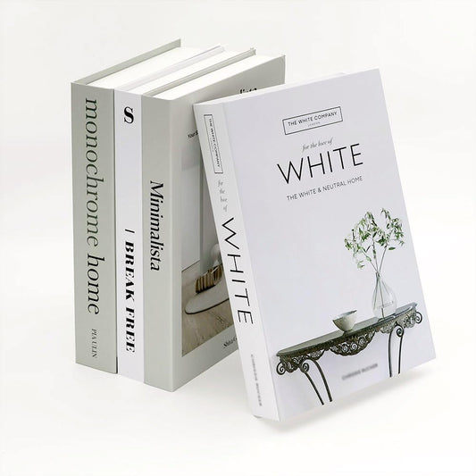 4 PCS DIY Faux Books for Decoration,Coffee Tabletop Decor Book, Living Room Decorative Objects, Entry Decor, Home Bookshelf Decor, Coffee Table Stacked Books Decorative Bookends (Multicolor)