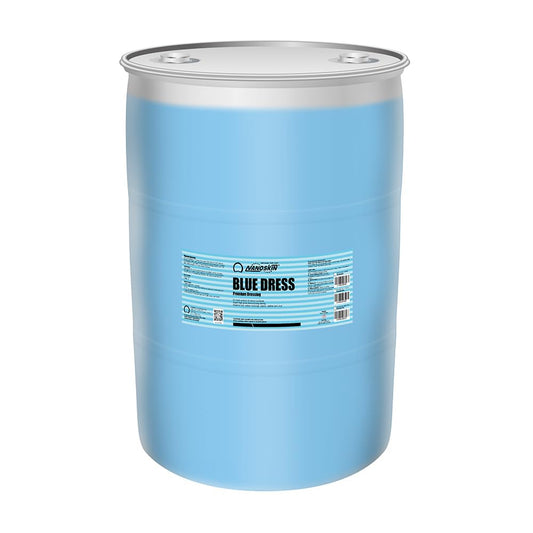 Nanoskin BLUE DRESS Premium Dressing 55 Gallons- Sprayable Interior & Exterior Dressing for Car Detailing | Works on Tire, Vinyl, Rubber, Plastic & Trim| Safe for Cars, Trucks, Motorcycles, RVs & More