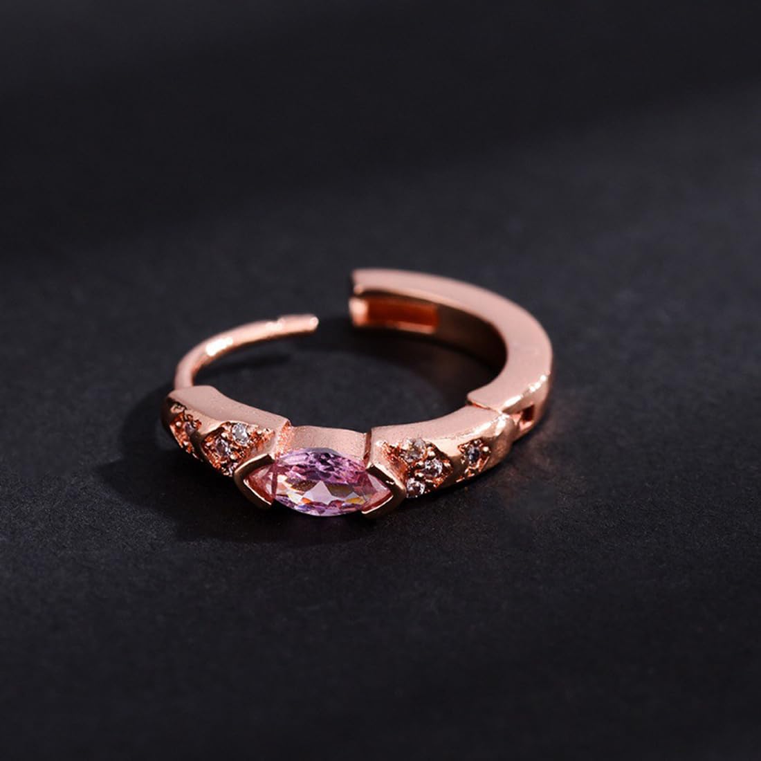 Lymphatic Drainage Slimming Hoop Earrings, Titanium Ion Lymphvity Germanium Earring Acupuncture Therapy Hoop Moissanite Earrings Jewelry for Women Men (silver+rose gold)
