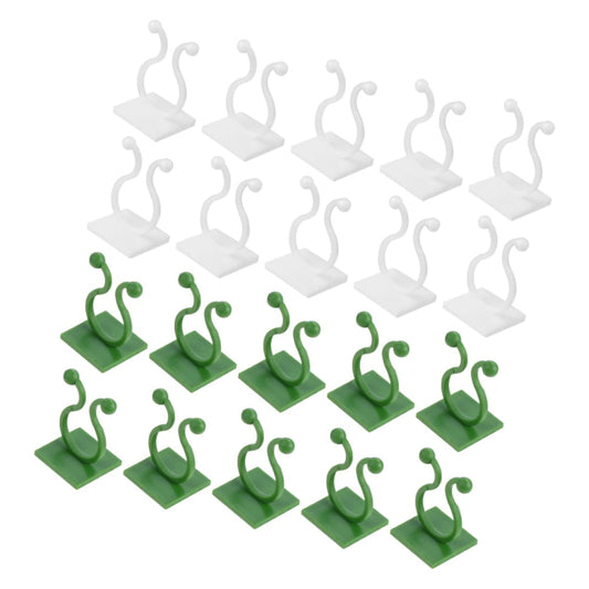 MERRYHAPY 120pcs Plant Wall Sticky Hooks for Climbing Plants Self-Adhesive Vine Clips Easy Installation Fixators for Home Decor
