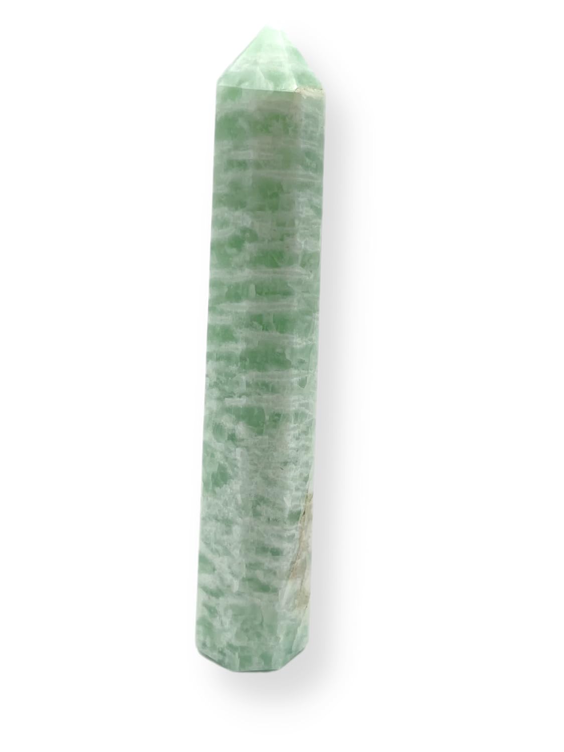 WholesaleGemShop 3 Inch (70 mm) Amazonite Gemstones Obelisk Tower Jumbo Facet Aura Rock Crystal Natural Polished Earth Wand Spirit