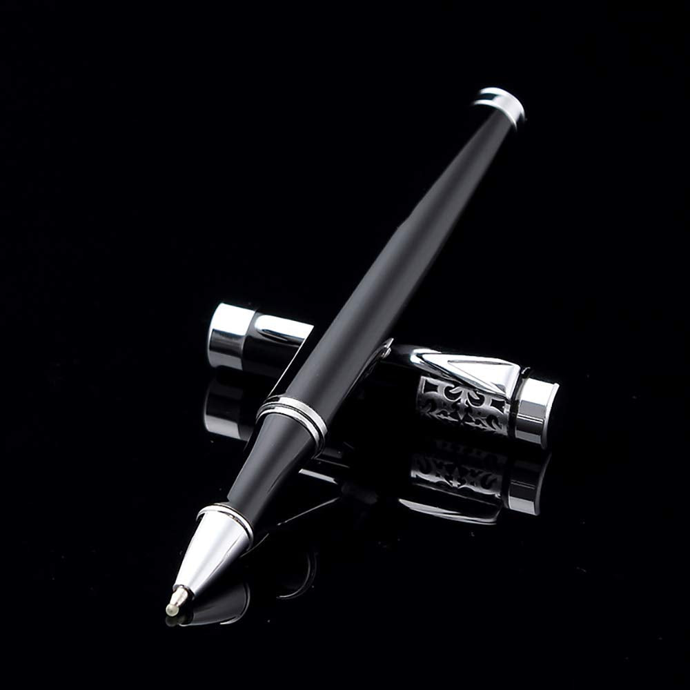 iMeaniy Nice Pen in Gift Box Fancy Ballpoint Pen Writing set for Signature Executive Journal,Luxury Pen for Graduation Birthday Gifts,Black Gel Ink 0.7mm refills