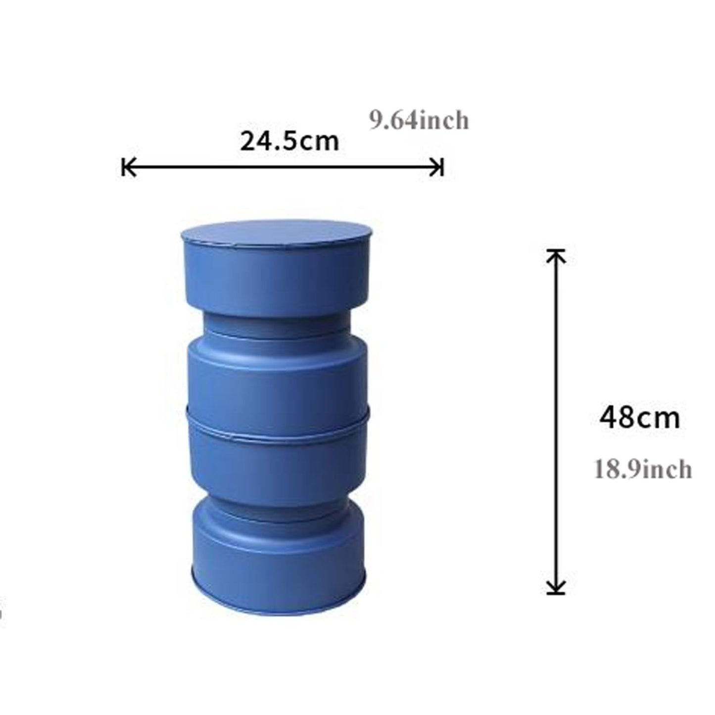 HYgloF end Tables Small Side Table Plant Stand Indoor, Metal Plant Stand Table for Flower Pots, Coffee Table Plant Holder, Modern Home Decor Small Round Side End Table Snack Table Coffee Table