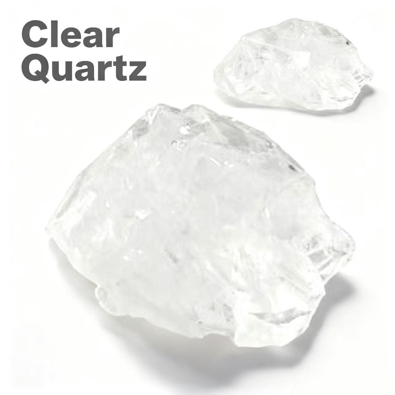 Sulanvi Bulk Raw Citrine Crystals - Beginner DIY Healing Crystal Set, 0.6-1.2” Natural Unpolished Gemstones for Terrarium, Meditation, Tarot, Grids, Aroma Stone, 0.45lb (Clear Quartz-L)