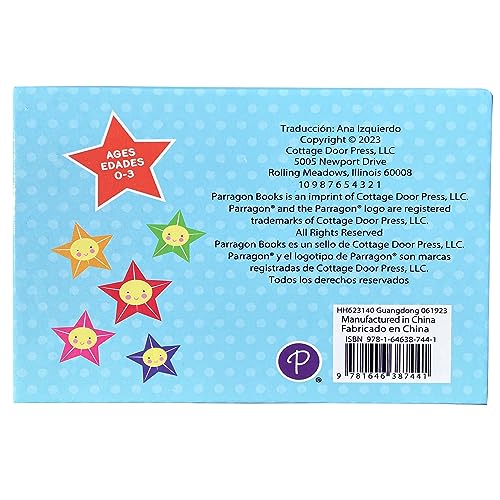 Bilingual 10 Board Books in Spanish and English: Little Library set includes Counting, Colors, Feelings, Animals, The Wheels on the Bus, ABCs, and More (English and Spanish Edition)